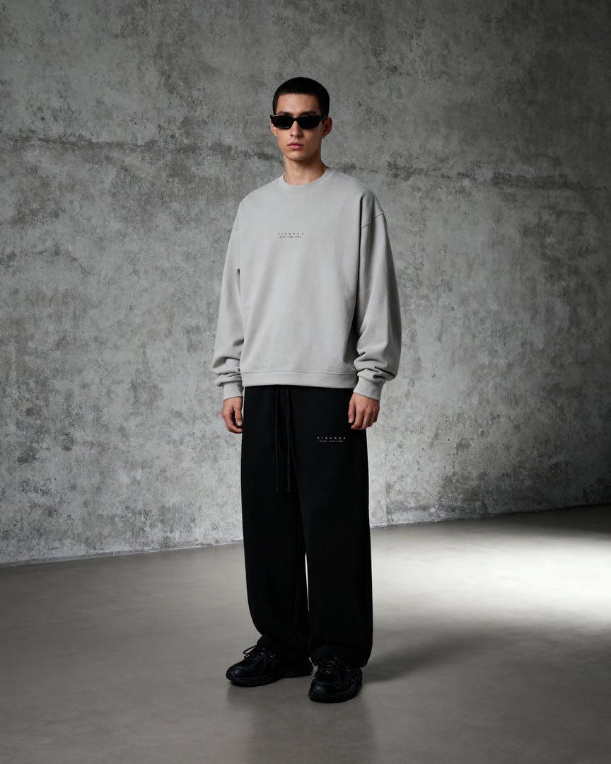 Cropped Fleece Crewneck