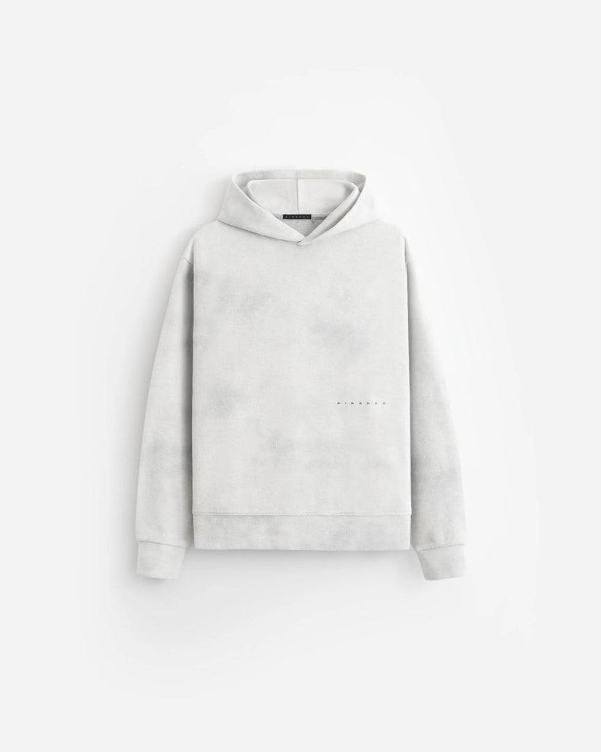 Storm Print Reverse Terry Hoodie