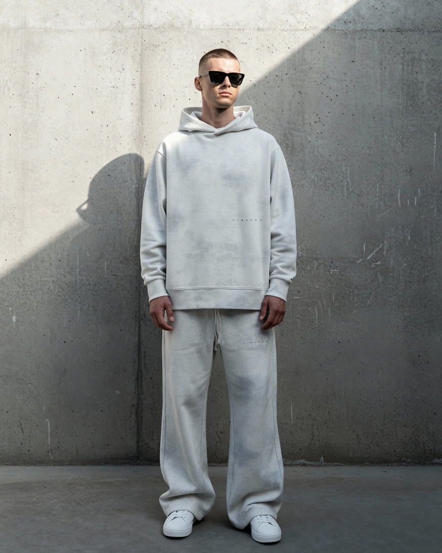 Storm Print Reverse Terry Hoodie