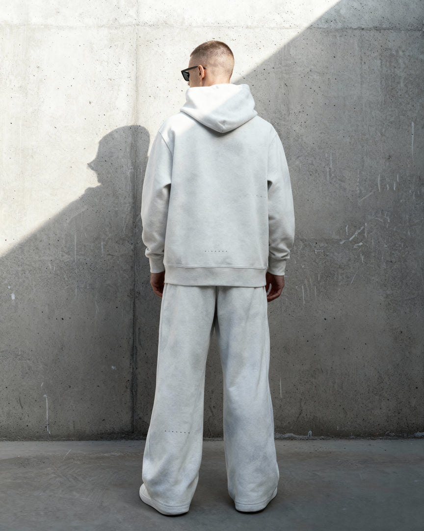 Storm Print Reverse Terry Hoodie