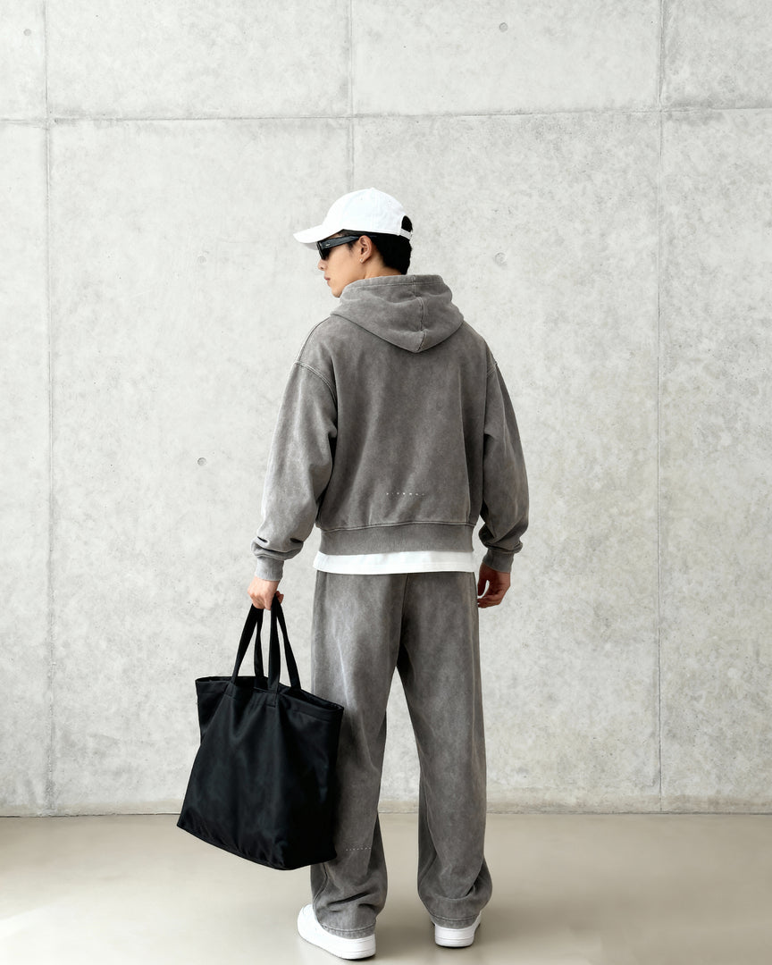 Strike Stack Logo Core Hoodie - Snow Washed