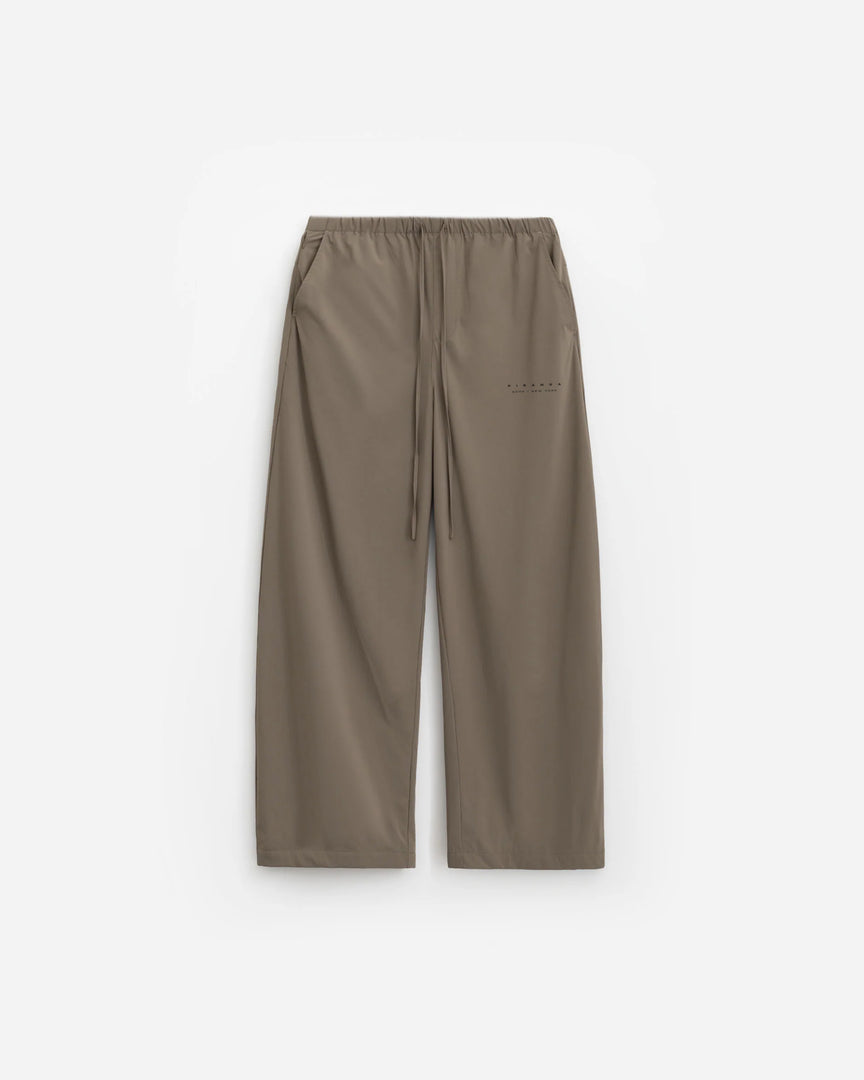 Nylon Straight Leg Pant