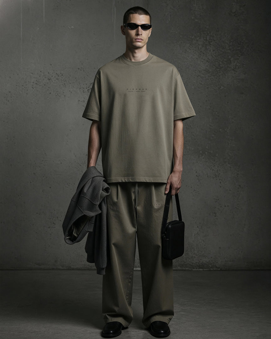 Stack Logo Relaxed Tee - Vintage Washed