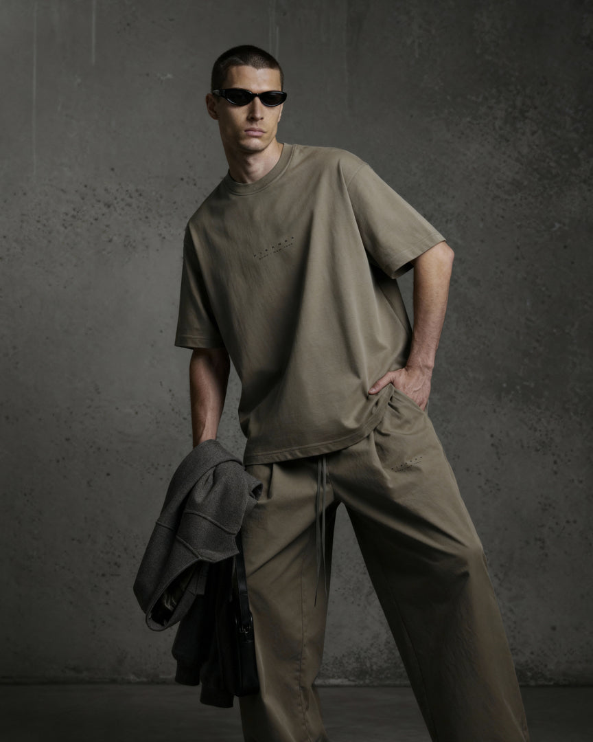 Stack Logo Relaxed Tee - Vintage Washed