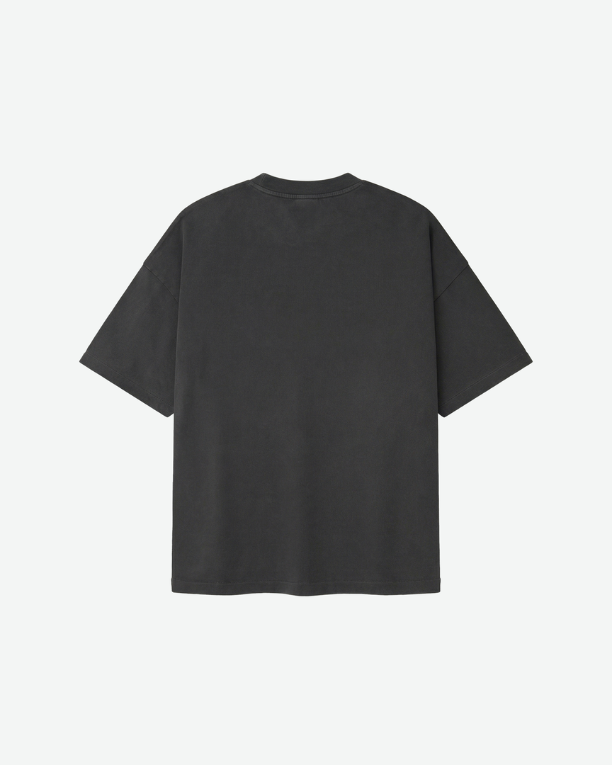 Atlantic Dept Washed Black Tee