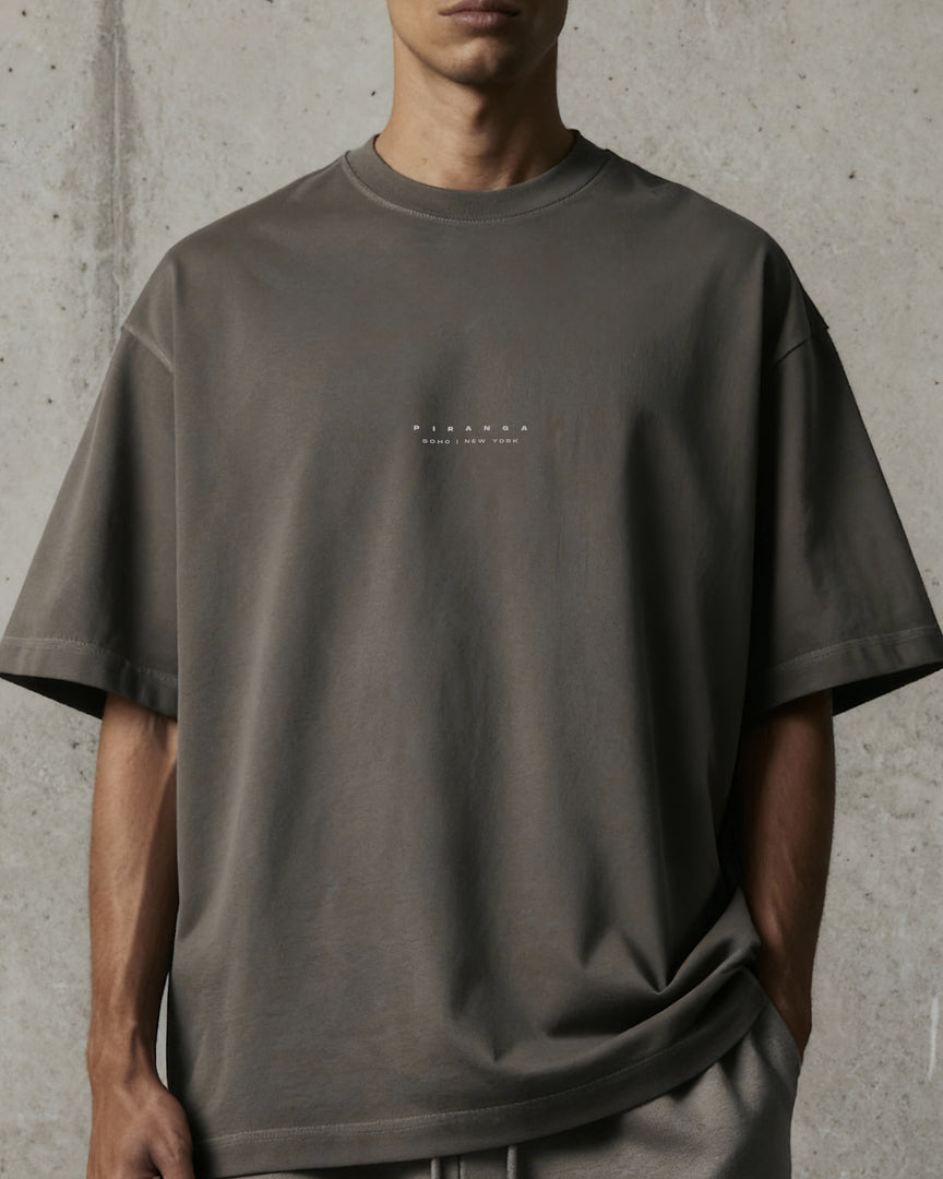 Strike Stack Logo Relaxed Tee - Garment Dye
